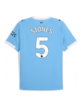 Manchester City John Stones #5 Replika Hemmakläder 2025-26 Kortärmad